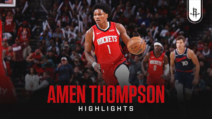Amen Thompson (20 points) Highlights vs. LA Clippers
