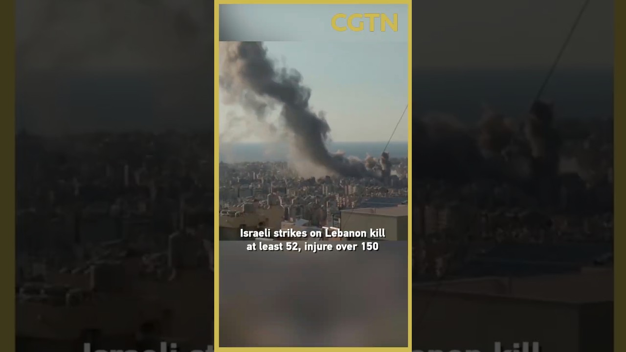 Israeli strikes on Lebanon kill at least 52, injure over 150