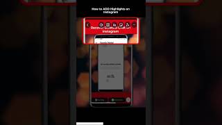 ADD Highlights on Instagram Story