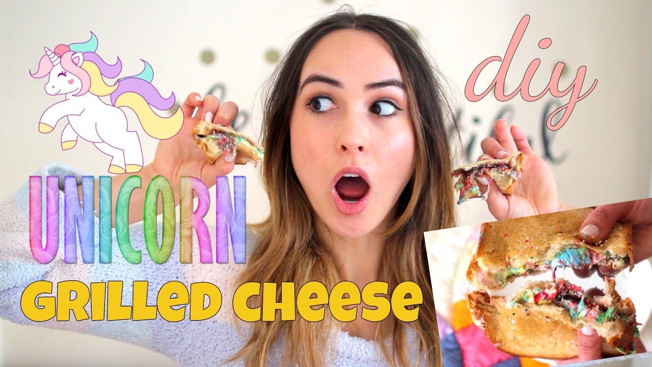 DIY UNICORN GRILLED CHEESE! YouTube