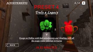 Beating OmGi's "Truly a Legacy" achievement on preset 4!
