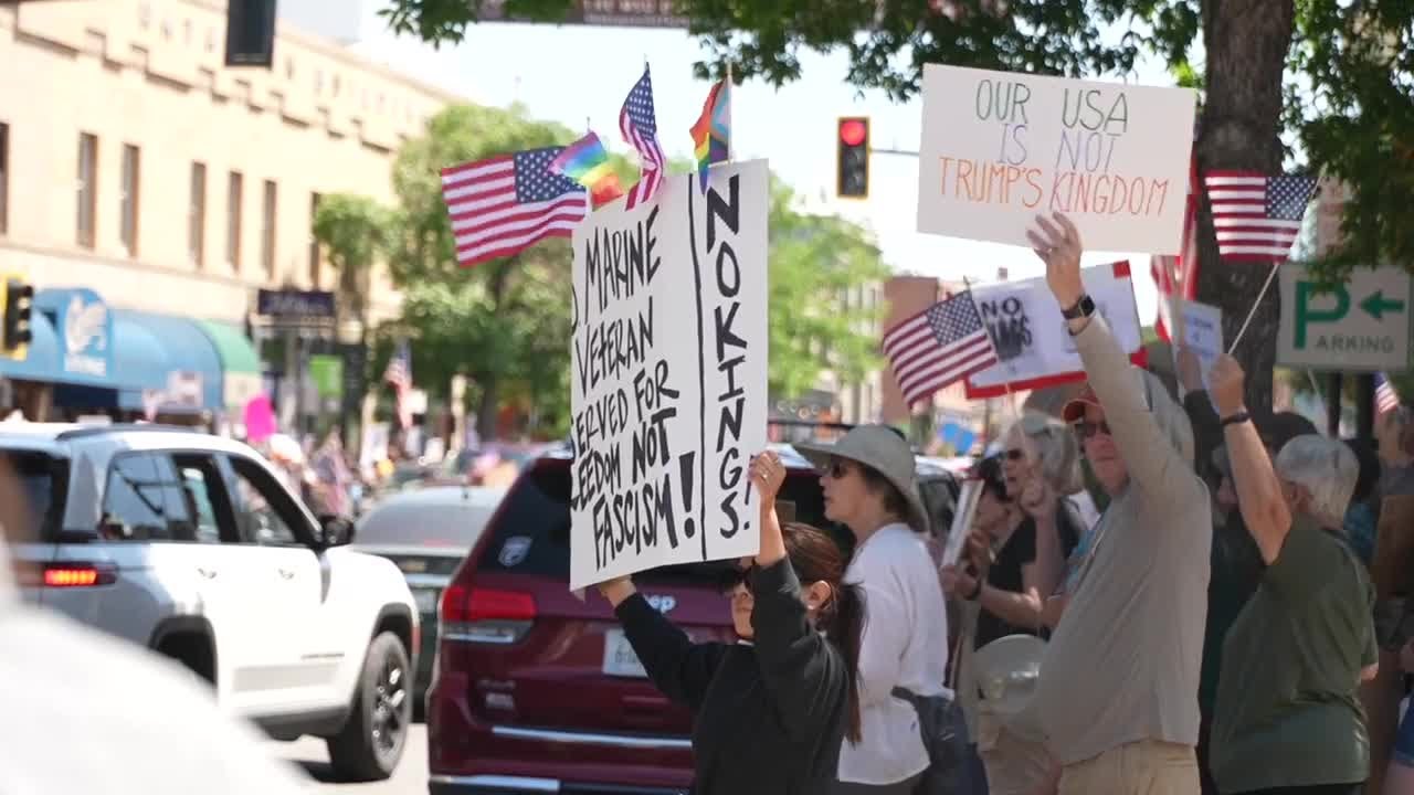 Community Unites for 'No Kings Day': Thousands March in Bozeman