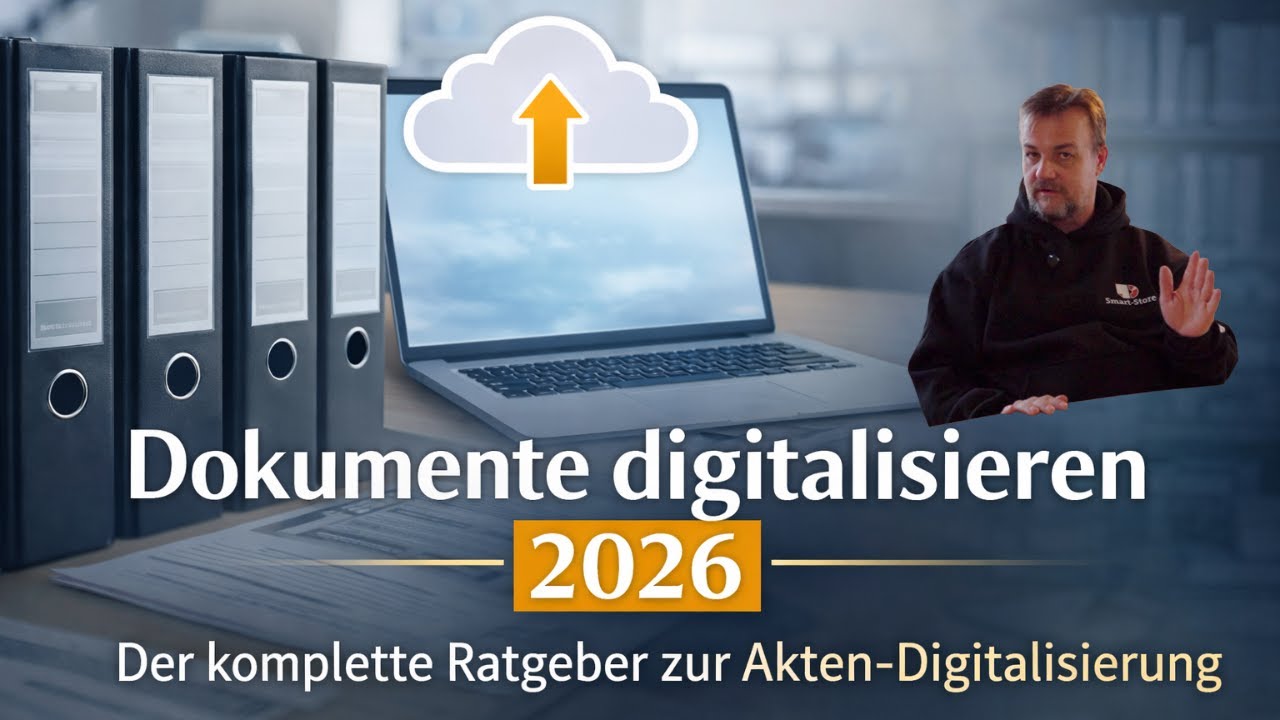 Dokumente digitalisieren 2026 – Der komplette Ratgeber zur Akten Digitalisierung