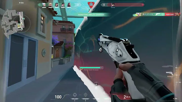 Valorant satisfying Ion sheriff ace