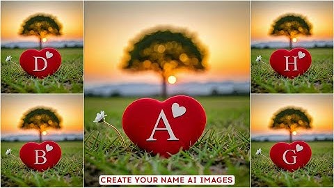 Heart Name Art Ai Photo Editing Bing Image Creator