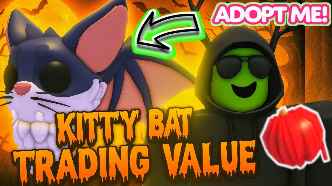 KITTY BAT TRADING VALUE IN ADOPT ME! HALLOWEEN UPDATE 🦇🎃 #adoptme # ...