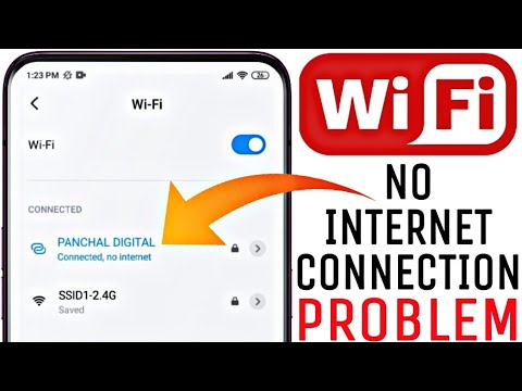 How To Fix WiFi Problem ( Connected, No Internet ) wifi connected but no internet access android