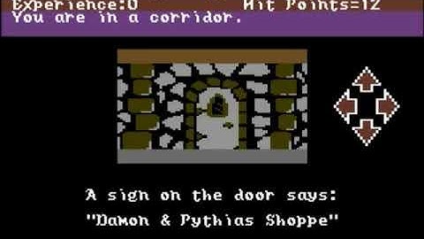 Alternate Reality   The Dungeon USA Disk 1 Side A C64 COMMODORE 64 HYPERSPIN NOT MINE VIDEOS