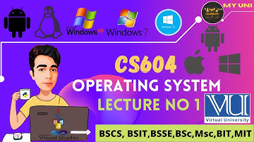 cs604 Operating System | Lecture No 1