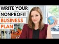 How to Write a Nonprofit Business Plan | Starting a Nonprofit