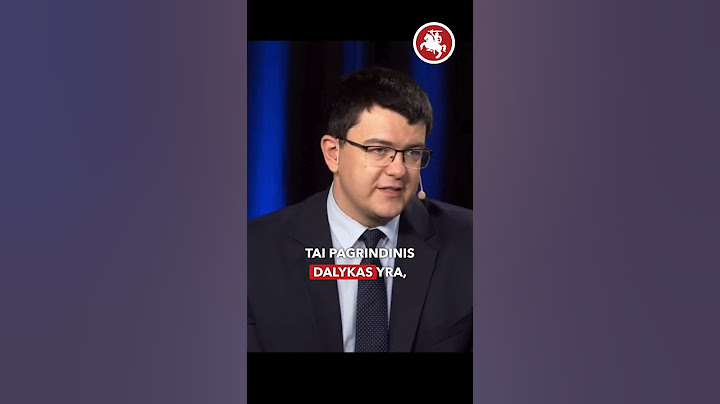 Vytautas Sinica. Ko reikia, kad veiktų demokratija?