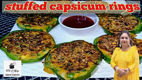 STUFFED CAPSICUM RINGS | HEALTHY BREAKFAST RECIPE ...