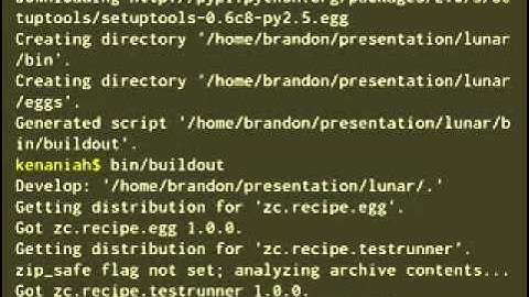 PyAtl presents: A Brief Introduction to Buildout (January 2008)