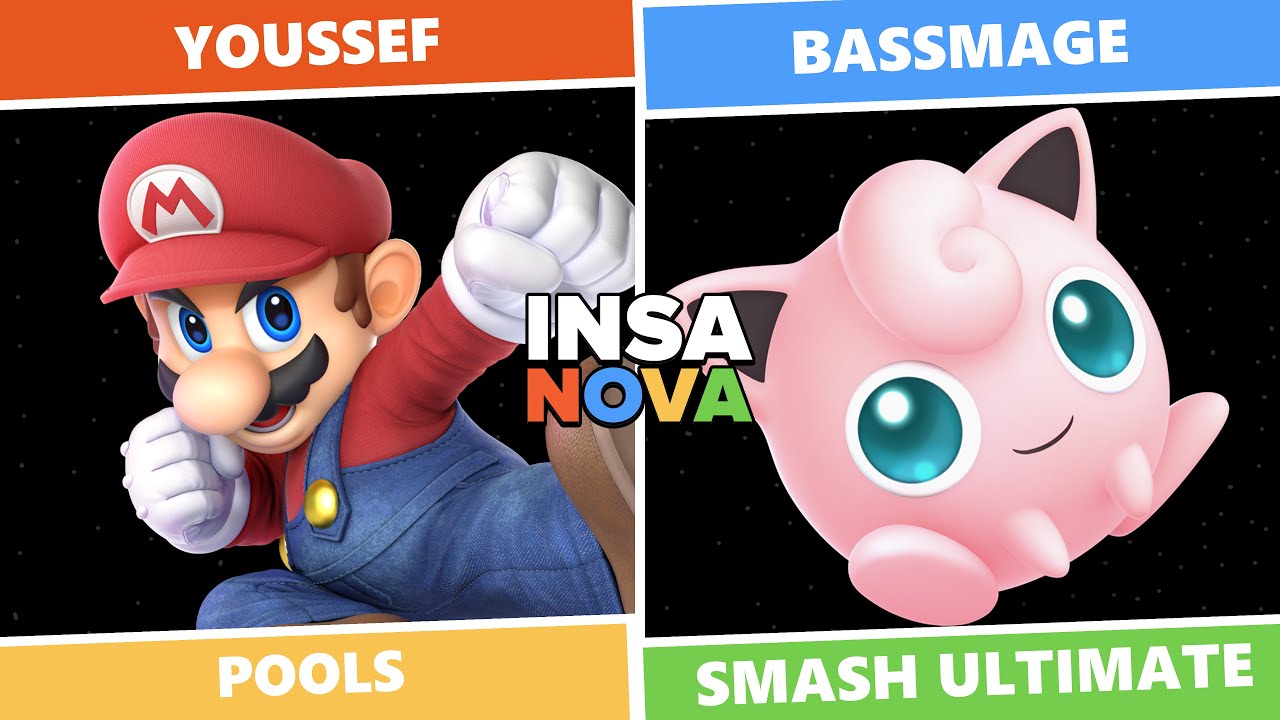 Insanova: Pools - Youssef (Mario) Vs Bassmage (Jigglypuff) SSBU