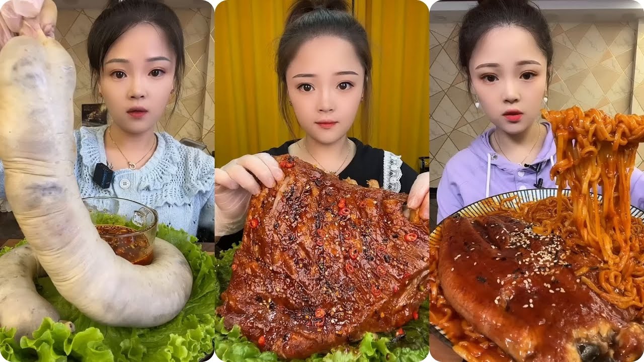 Xiao Yu Mukbang 334 | Thánh Ăn Thịt Mỡ Food & MUKBANG | ASMR MUKBANG