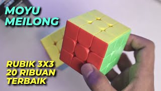 Rubik 3x3 MFJS Meilong Moyu Stickerless - 3x3x3 Original Murah Cube