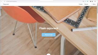 Flask Exponent - Open-Source App coded in Flask | AppSeed