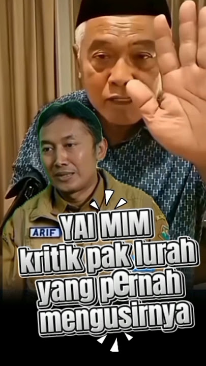 KRITIKAN YAI MIM 'hati hati pak lurah mengusir saya ‼️#shots #yaimim  #sahara #konflik #trending