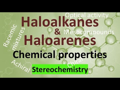 Haloalkanes and haloarenes, stereo chemistry, Nucleophilic substitution, one shot in telugu
