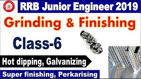 grinding class 6 mechanical special rrb je special  for  aspirants By SRINIVASMech