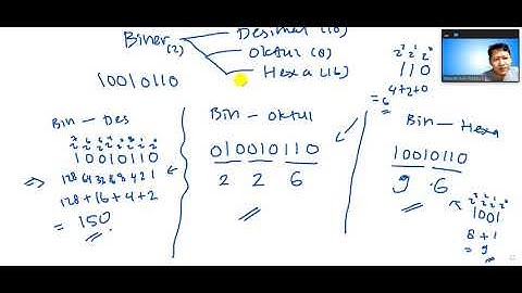 Konversi Biner Ke Desimal Oktal Hexadesimal
