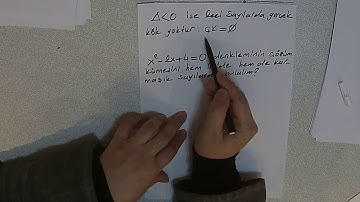 Karmaşık Sayılar ve İkinci Dereceden Bir Denklemin Sanal Kökleri[Konu Devamı 1]