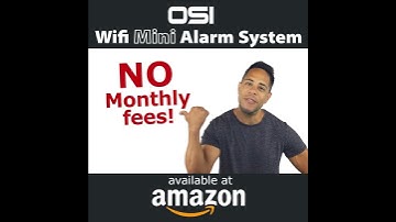 OSI Wi-Fi Mini Alarm System - AVAILABLE AT AMAZON // Promo AD 20 SEC // Smart Life App