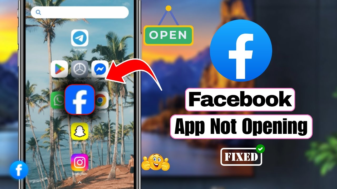 How to Fix Facebook App Not Opening - YouTube