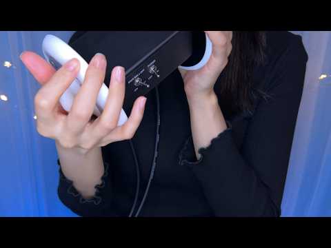 ASMR Brain Melting Ear Massage & Blowing & Close Whispering 🫠 dry, oil, cream [3Dio] / 耳マッサージ