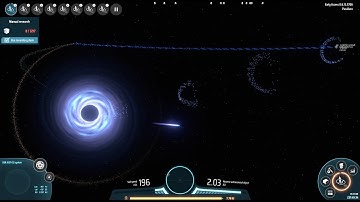 [Timelapse] Dyson Sphere around Black Hole (Dyson Sphere Program)