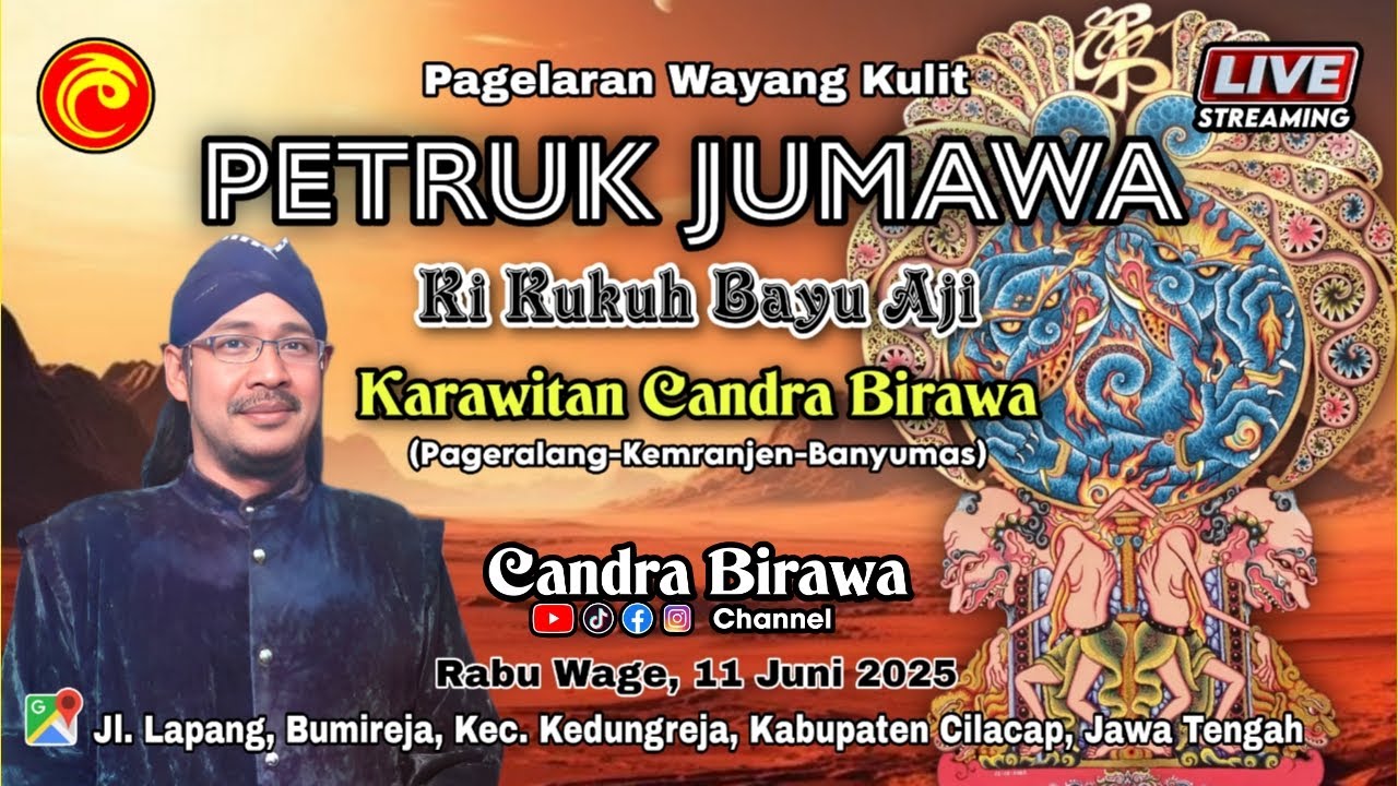 LIVE🔴 WAYANG KULIT❗️LAKON PETRUK JUMAWA ❗️KI KUKUH BAYU AJI❗️BUMIREJA-KEDUNGREJA-CILACAP