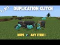 INSANE Duplication Glitch You NEED to Try (Minecraft 1.21 Bedrock)