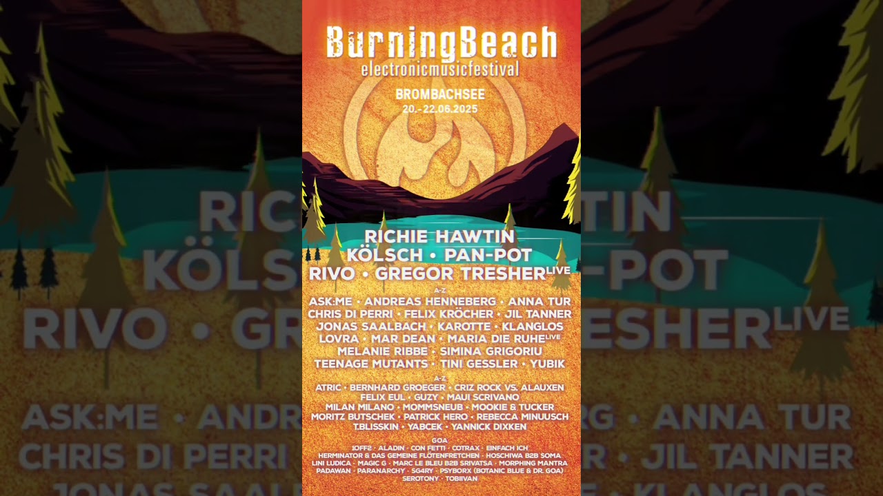 Burning Beach 2025 - Full Line up