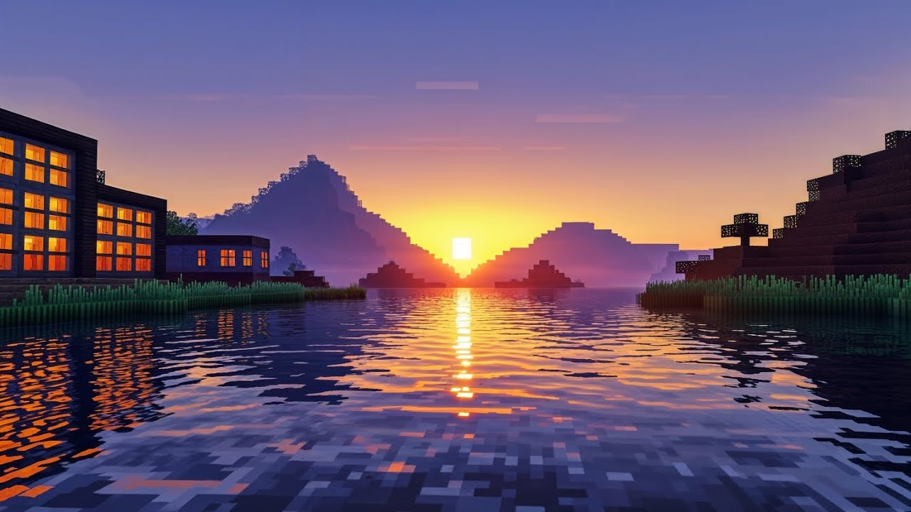 Relaxing Minecraft Music – Peaceful Sunset Ambience (No Talking). - YouTube