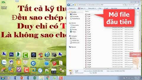 In nhiều file Excel 1 lần