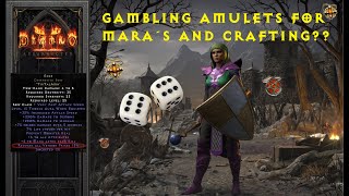 Diablo 2 Resurrected - Gambling for Mara´s, GG, or crafting amulets tips and tricks