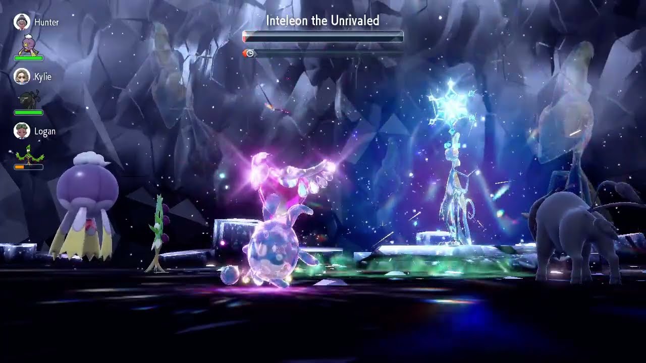 Pokemon Violet - Solo Azumarill defeats 7-star Inteleon raid