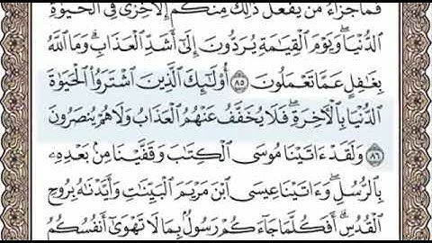 الصفحة (13) من القرآن الكريم / الشيخ محمد صديق المنشاوي رحمه الله