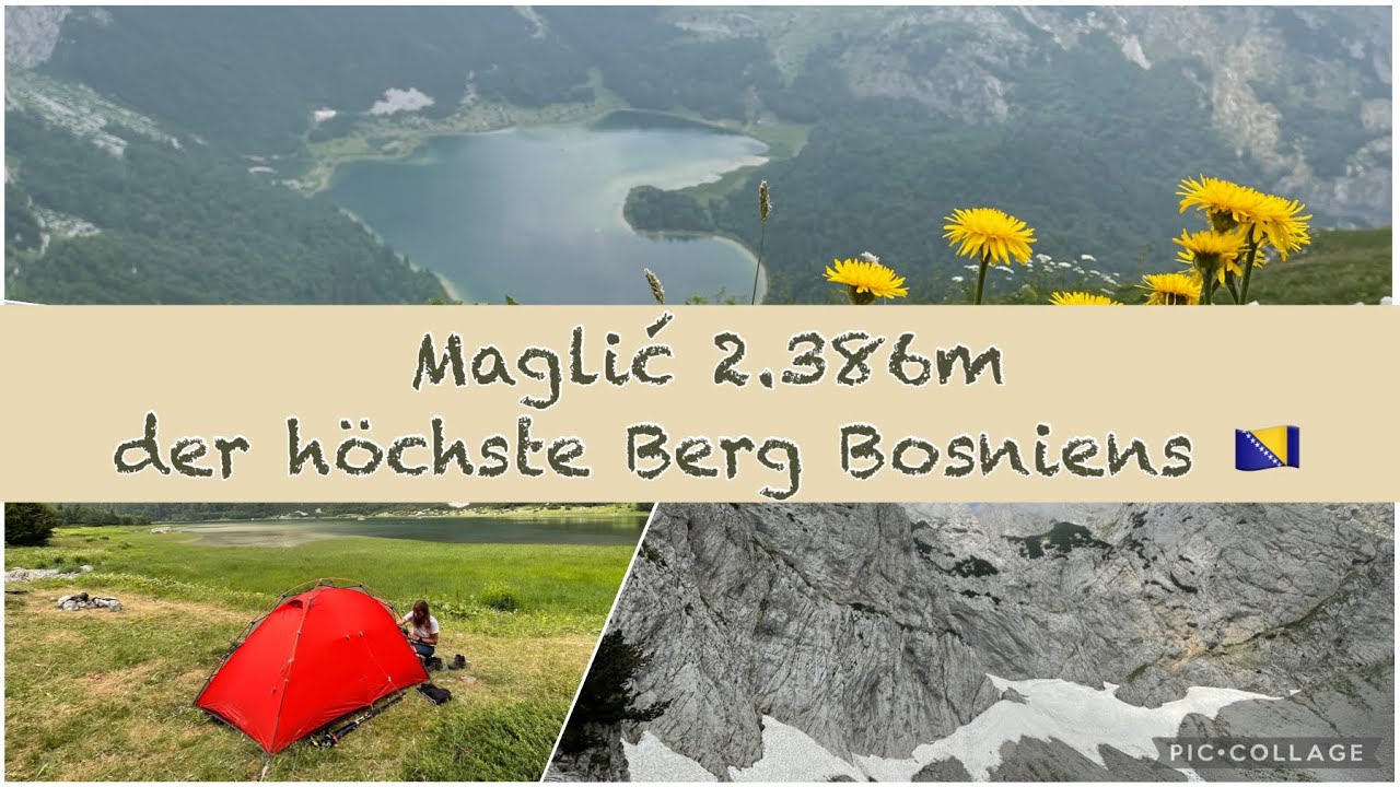 Maglić, der höchste Berg Bosniens und Trnovacko Jezero