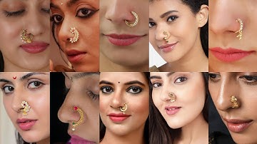 New 2025 Nose Ring/Nath Designs//22k Gold Nath & Nose pin Styles//Traditional Nose Ring Designs