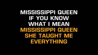 Video thumbnail of "Mountain - Mississippi Queen (Karaoke)"