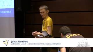 Zebras and Lasers - A crash course on barcodes with Python | Jonas Neubert @ PyBay2018
