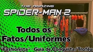 The Amazing Spider-Man 2: Todos os Fatos/Uniformes ("Fashionista" - Guia de Conquista / Troféu) screenshot 5