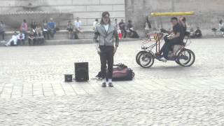 Micheal Jackson- Roma! (Artista di strada)