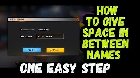 How to change my name in FreeFire with space Tamil😁|| Easy Step || Only one trick 😉