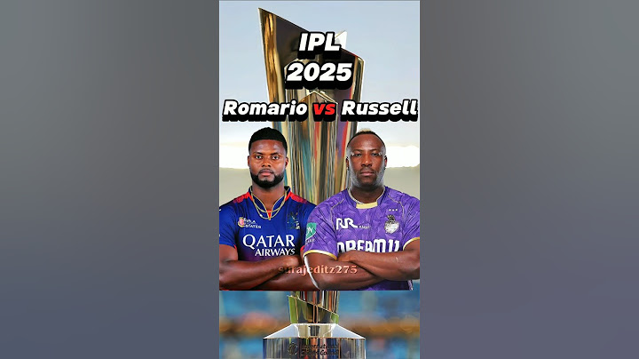 Romario Shepherd vs Andre Russell in IPL 2025 👹