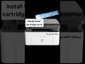 HP Laser MFP 137 install toner cartridge error #printer #printererror #cartridgeerror