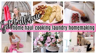 *New* Get It All Done Cooking, Laundry Lunches & Temu Home Haul Tiffani Beaston Homemaking 2023 Sahm