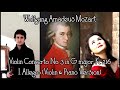 Wolfgang amadeus mozart  violin concerto no 3 in g major k 216  i allegro piano version