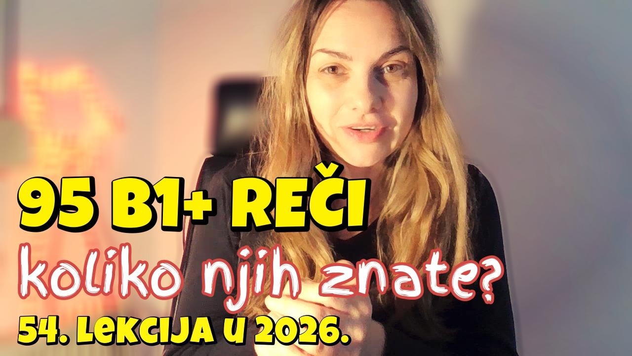 NEMAČKI - 95 REČI B1+ NIVO - NAUČI I OBNOVI VOKABULAR, JER BEZ TOGA SE NE MOŽE PRIČATI
